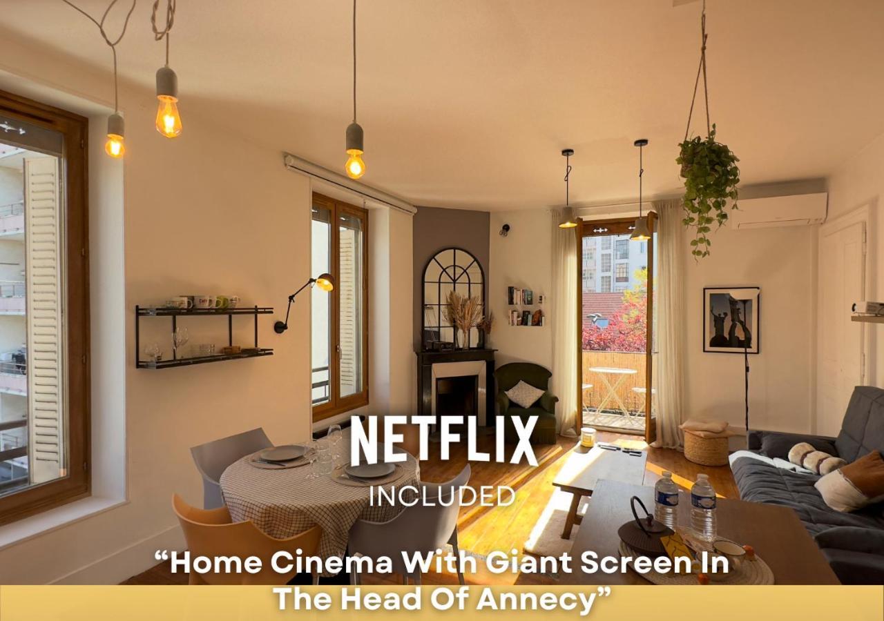 Duplex Loft - Central & Home Cinema Annecy Esterno foto